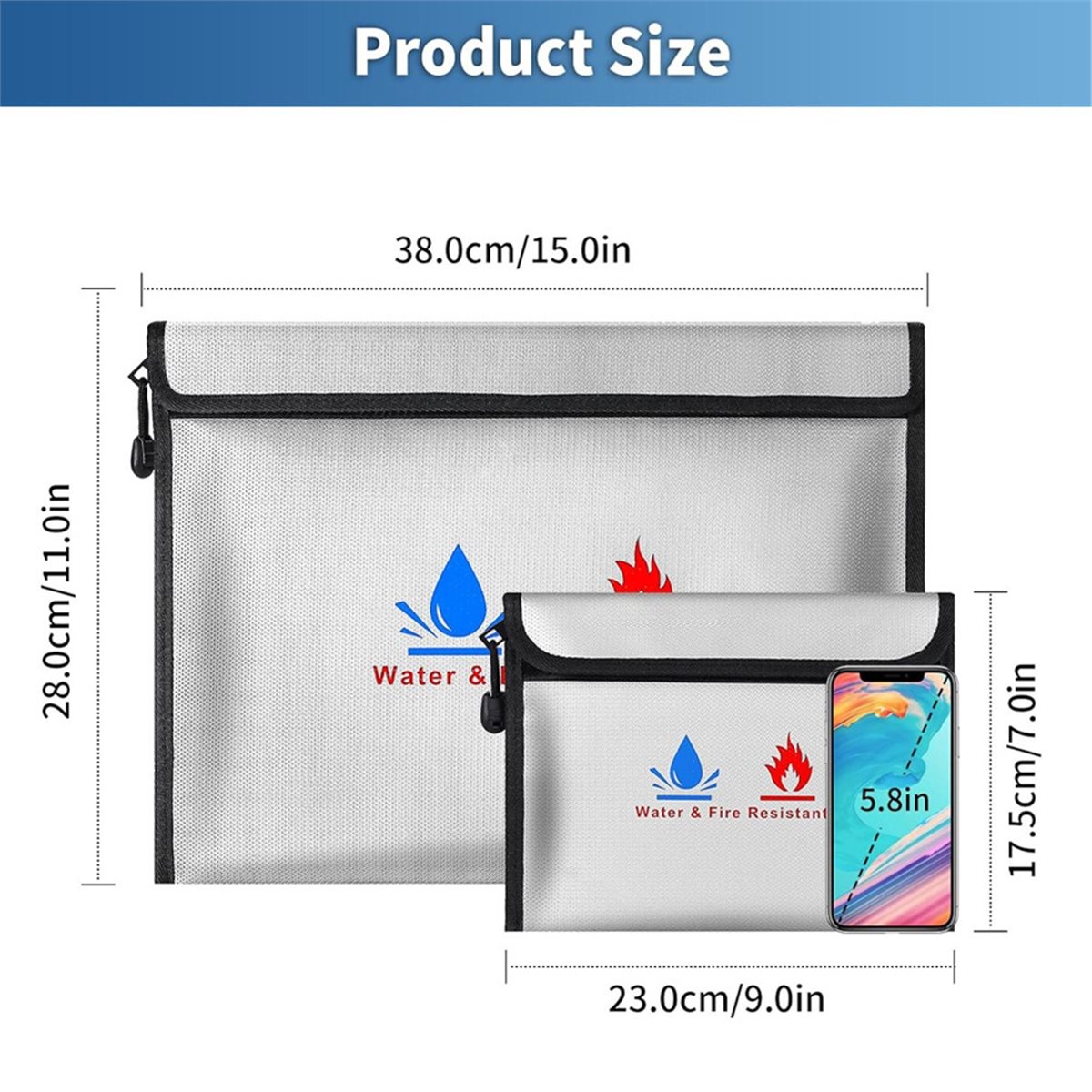 Bolsa para Documentos Resisten - Fire Safe Document reseña y precio
