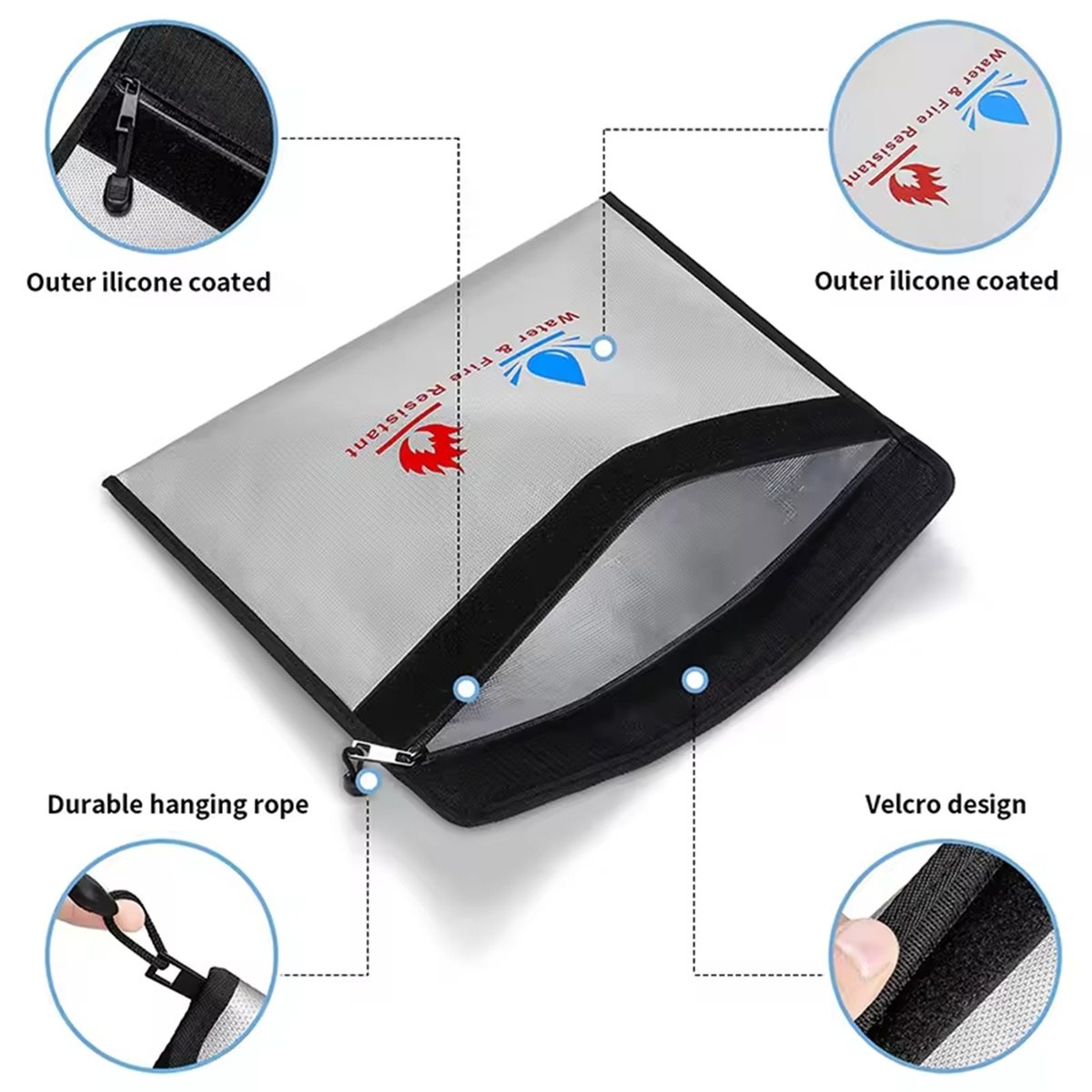 Bolsa para Documentos Resisten - Fire Safe Document reseña y precio